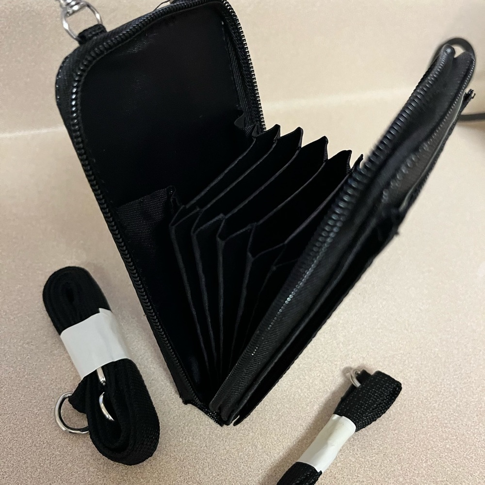 Touch Screen Purse Waterproof Nylon - Black or Brown specify your color